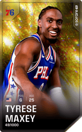 Tyrese Maxey - limited