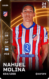 Nahuel Molina - limited