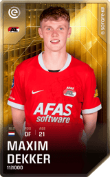 Maxim Dekker - limited