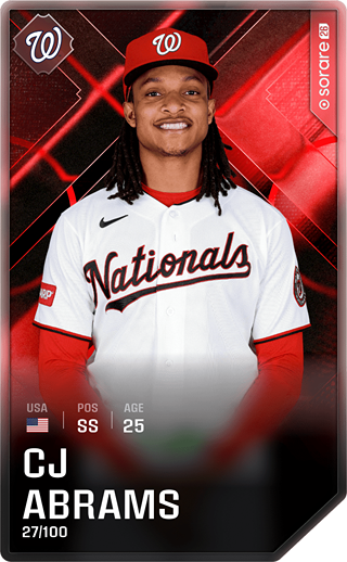 CJ Abrams - rare