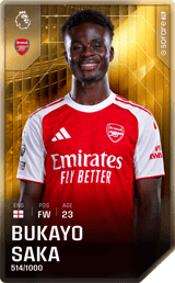 Bukayo Saka - limited