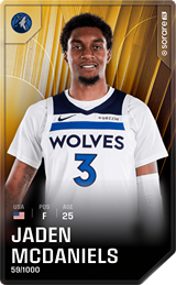 Jaden McDaniels - limited