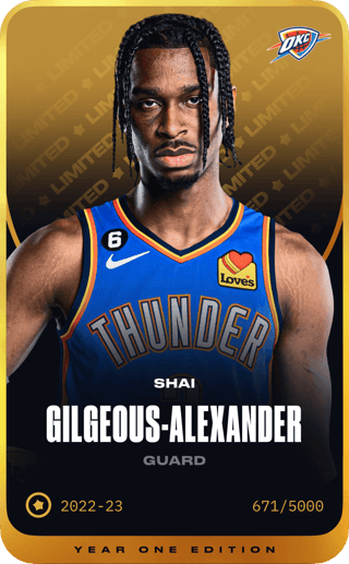 Shai Gilgeous-Alexander - limited