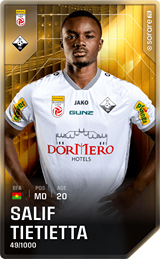 Salif Tietietta - limited