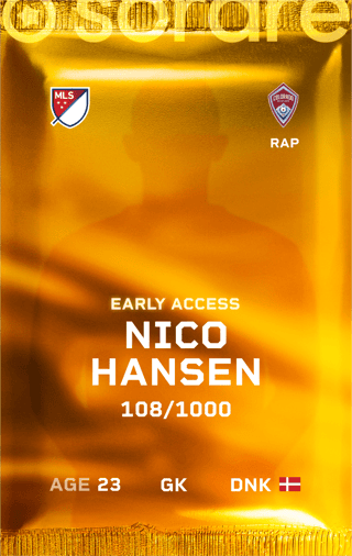 Nicholas Hansen - limited