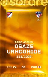 Osaze Urhoghide - limited