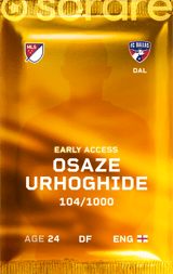 Osaze Urhoghide - limited