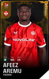 Afeez Aremu - limited