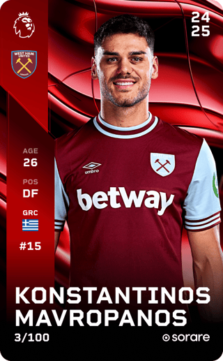 Konstantinos Mavropanos - rare