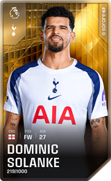 Dominic Solanke - limited
