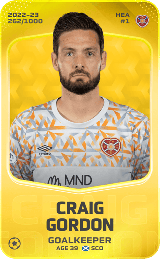 Craig Gordon - limited