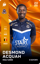 Desmond Acquah - limited