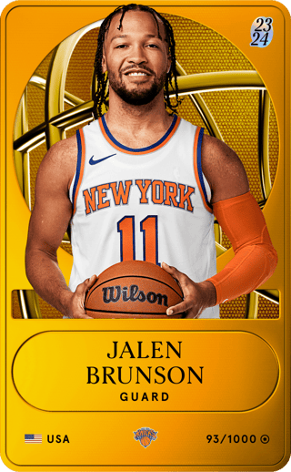 Jalen Brunson - limited