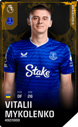 Vitalii Mykolenko - limited
