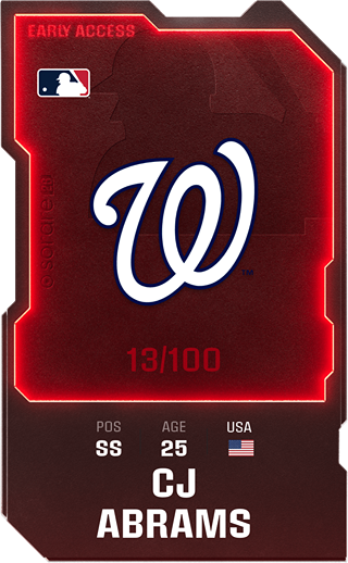 CJ Abrams - rare