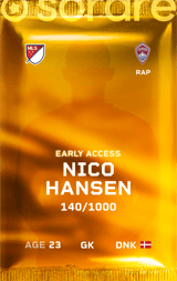 Nicholas Hansen - limited