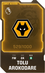 Tolu Arokodare  - limited