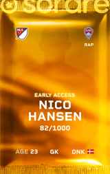 Nicholas Hansen - limited