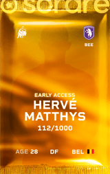 Hervé Matthys - limited