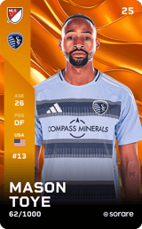 Mason Toye - limited