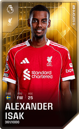 Alexander Isak - limited