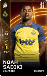 Noah Sadiki - limited