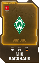 Mio Backhaus - limited