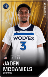 Jaden McDaniels - limited