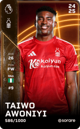 Taiwo Awoniyi - limited