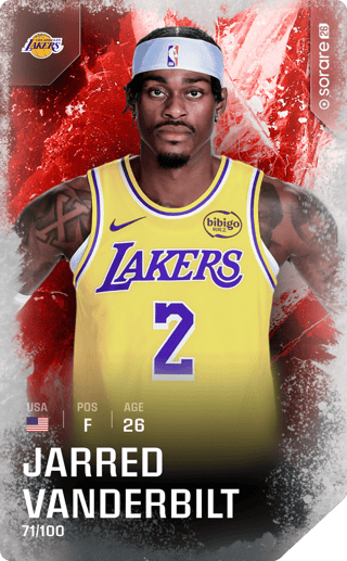 Jarred Vanderbilt - rare