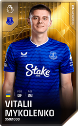 Vitalii Mykolenko - limited