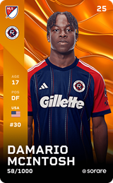 Damario McIntosh - limited