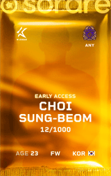 Choi Sung-Bum - limited