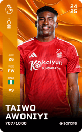 Taiwo Awoniyi - limited