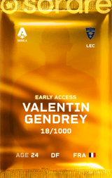 Valentin Gendrey - limited