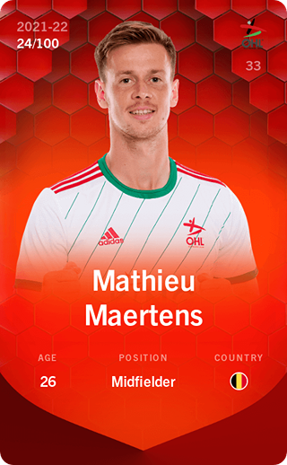 Mathieu Maertens - rare