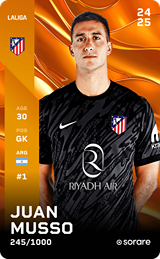 Juan Musso card