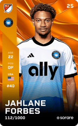 Jahlane Forbes - limited