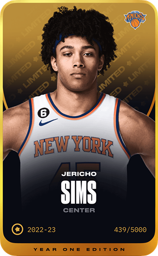 Jericho Sims - limited