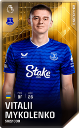 Vitalii Mykolenko - limited