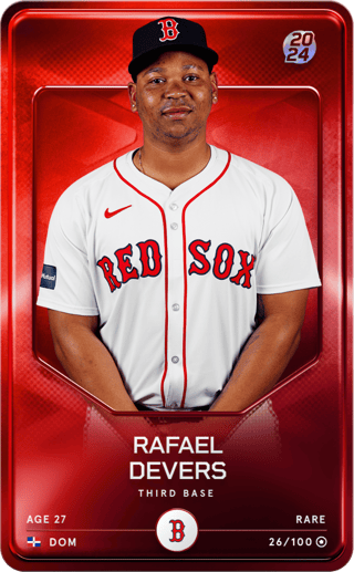 Rafael Devers - rare