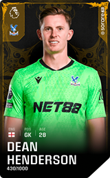 Dean Henderson - limited