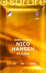 Nicholas Hansen - limited