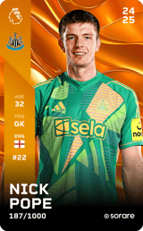 Nick Pope - limited