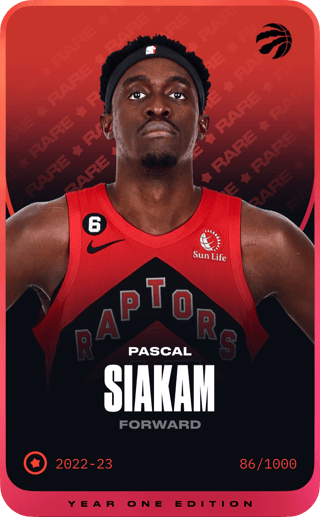 Pascal Siakam - rare