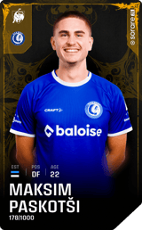 Maksim Paskotši - limited