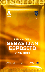 Sebastian Esposito - limited