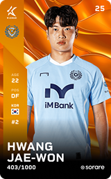 Hwang Jae-Won - limited