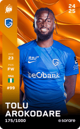 Tolu Arokodare  - limited