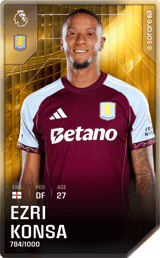 Ezri Konsa card